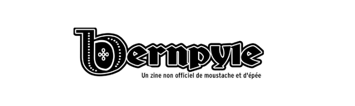Logo de Bernpyle, sous-titré: un zine non officiel de moustache et d'épée